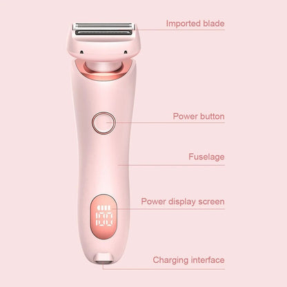 Waterproof 2 In 1 Bikini And Underarm Face Shaver For Women 5