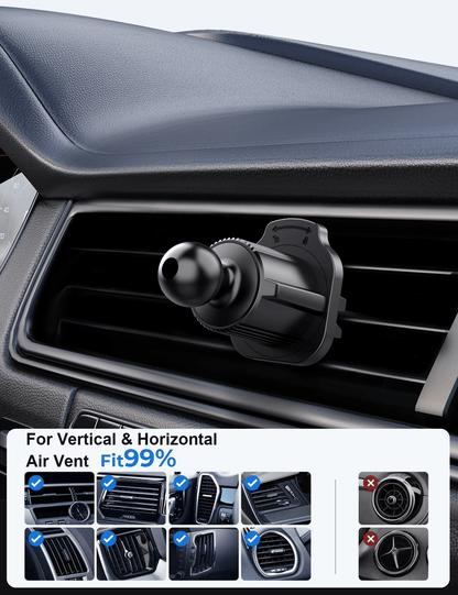 Universal 360 Degree Magnetic Car Vent Phone Holder Powerful 6Magnet Secure Mount 2