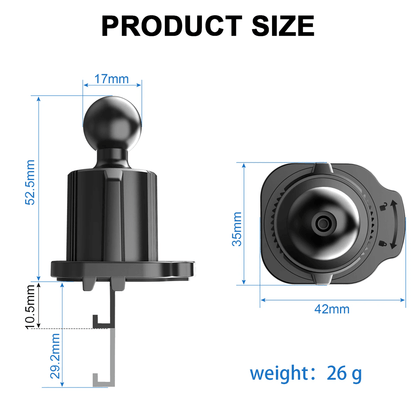 Universal 360 Degree Magnetic Car Vent Phone Holder Powerful 6Magnet Secure Mount 5