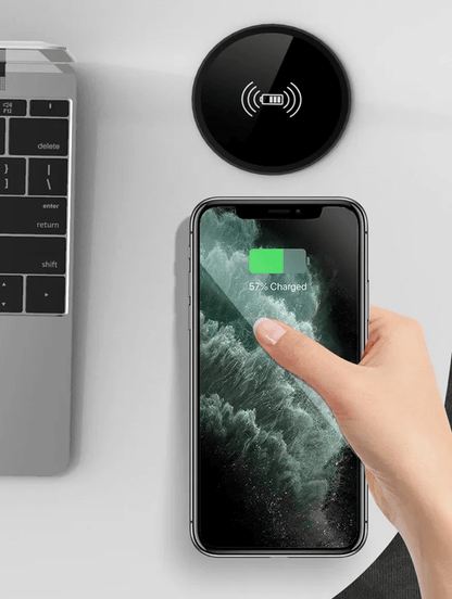 Embedded Fast Wireless Desk Charger Compact Inductive Charging Pad 1