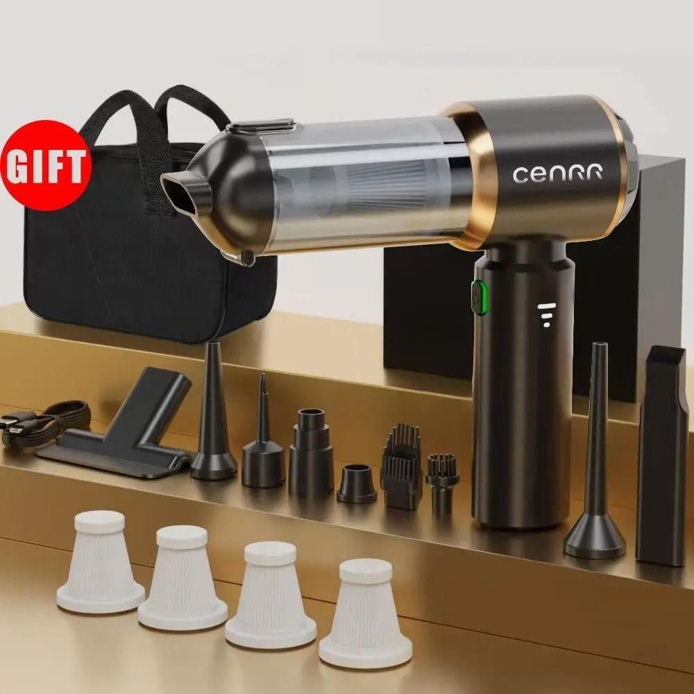Mini Car Vacuum Cleaner Cordless Portable Handheld 11