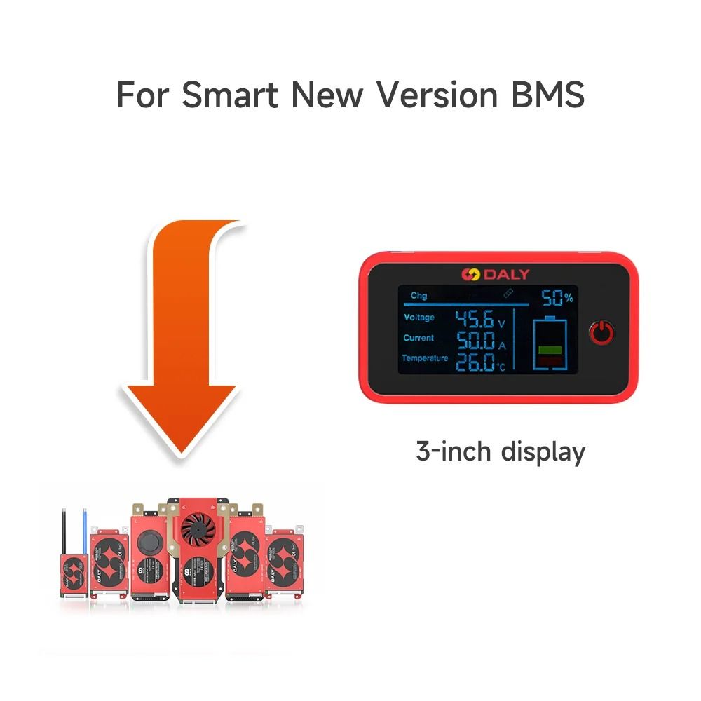 Daly BMS Accessories Bluetooth Wifi LCD Screen Cable Communication Board 9