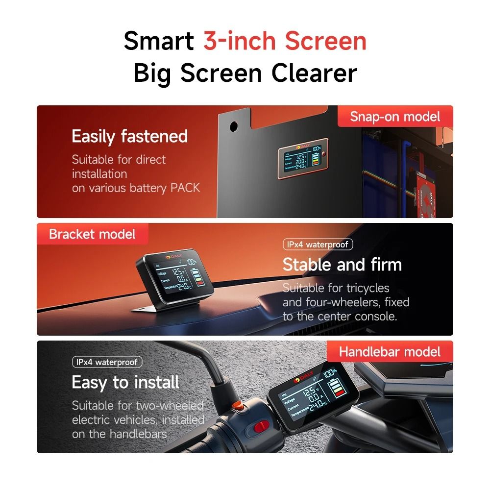 Daly BMS Accessories Bluetooth Wifi LCD Screen Cable Communication Board 6