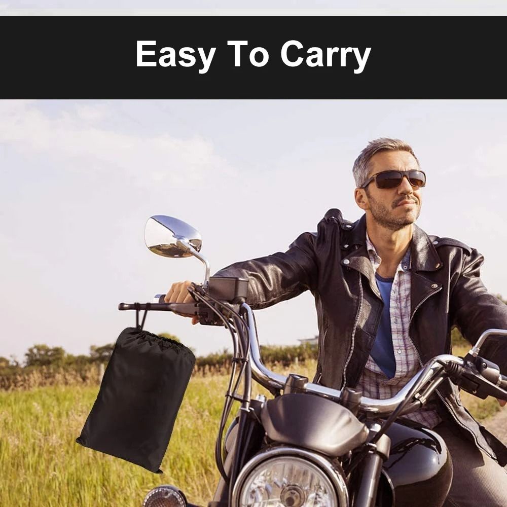 Motorcycle Cover Waterproof Dustproof UV Protective Outdoor Indoor 3