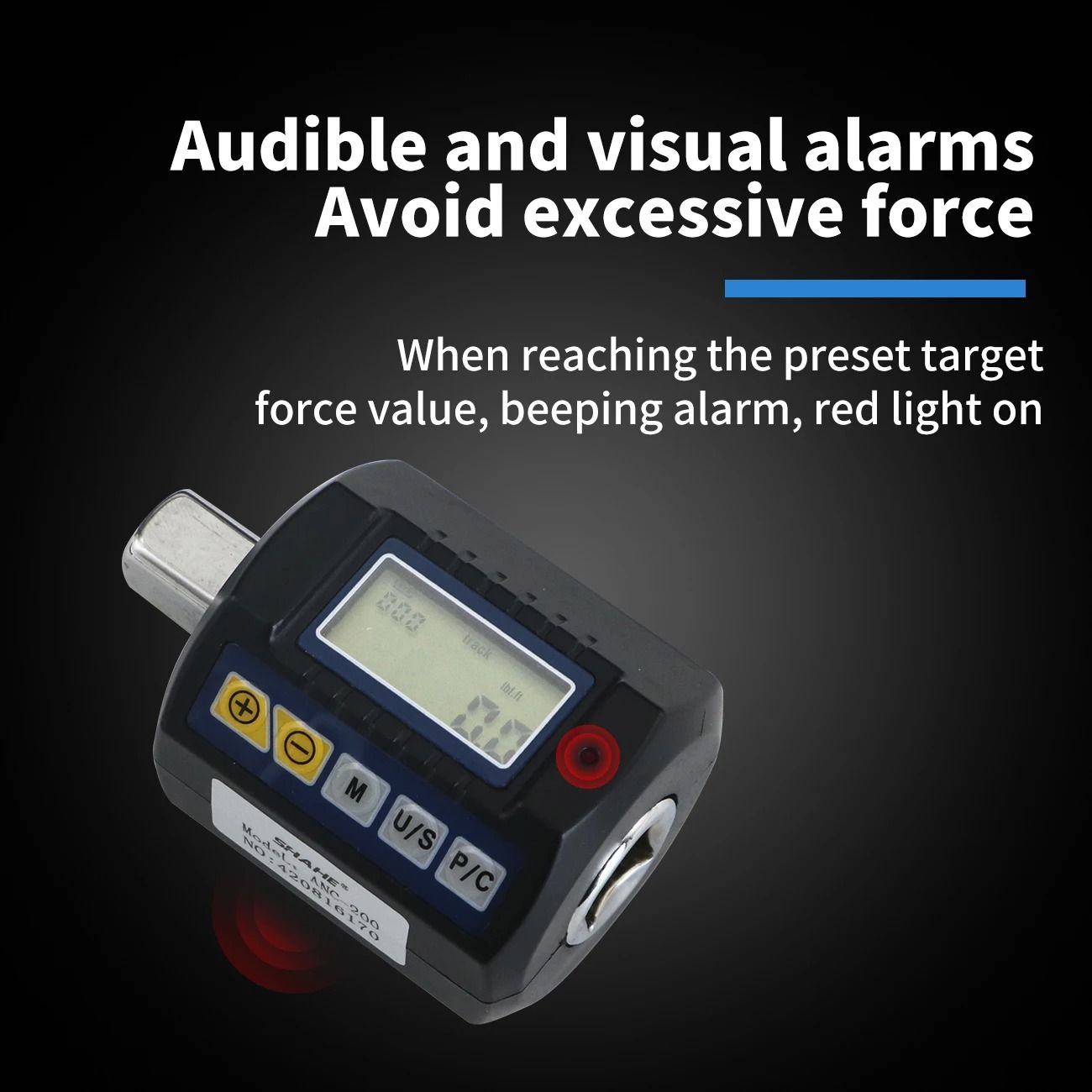 Digital Torque Adapter Electronic Torque Wrench Set With Adapters 5