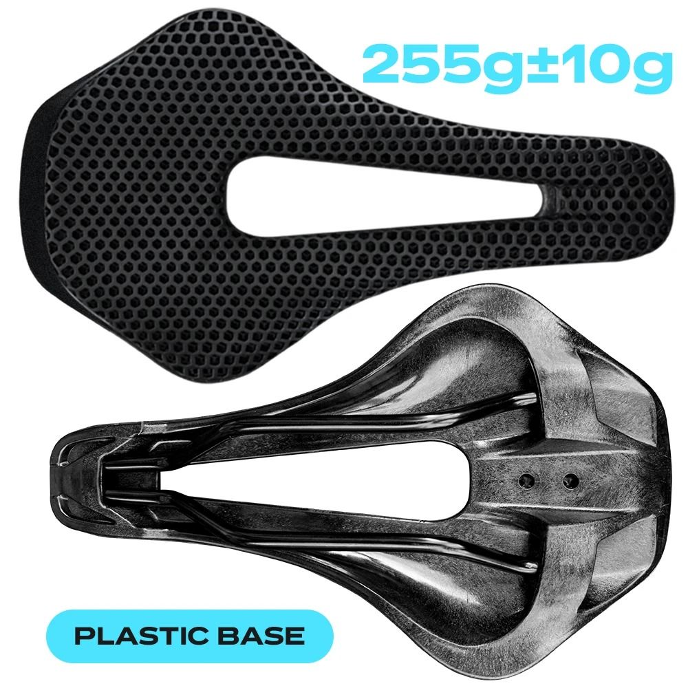 3D Printed Carbon Fiber Bike Saddle Ultralight Hollow Racing Seat 11