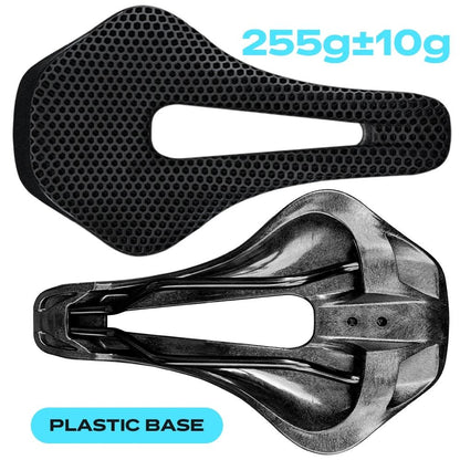 3D Printed Carbon Fiber Bike Saddle Ultralight Hollow Racing Seat 11