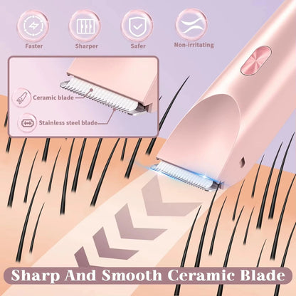 Waterproof Rechargeable Double Headed Hair Remover For Women 1
