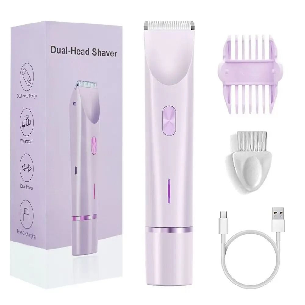 Waterproof Rechargeable Double Headed Hair Remover For Women 7