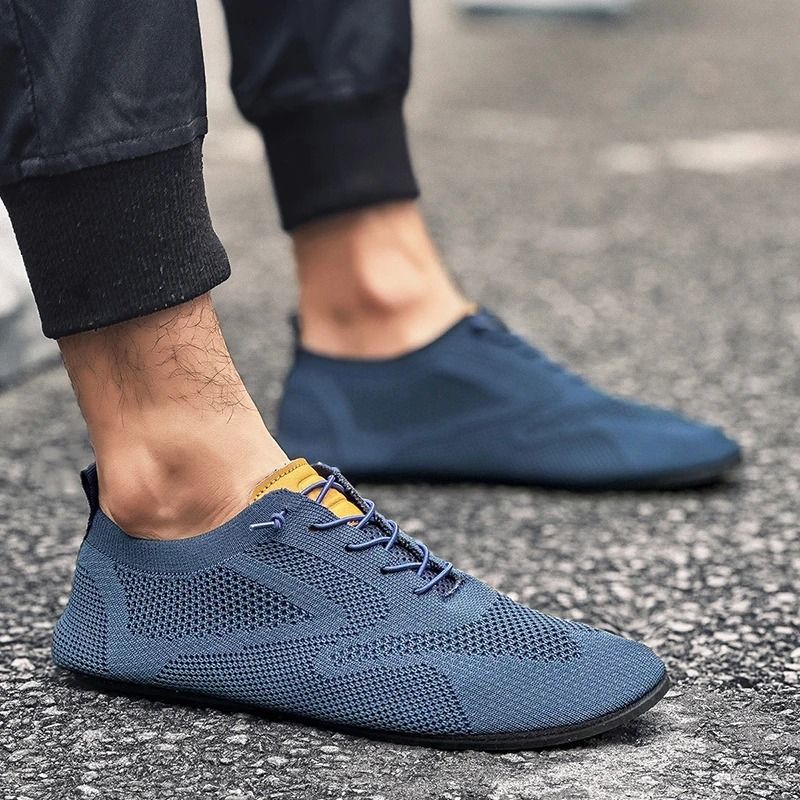 Men Mesh Breathable House Slippers Lightweight Flat Casual Walking Shoes