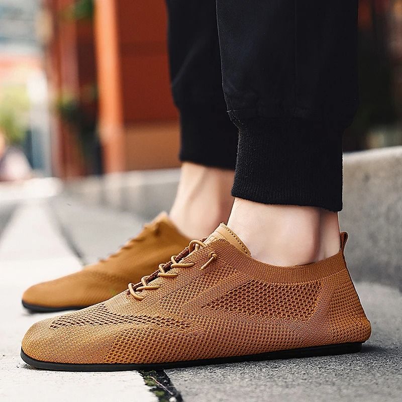 Men Mesh Breathable House Slippers Lightweight Flat Casual Walking Shoes 2