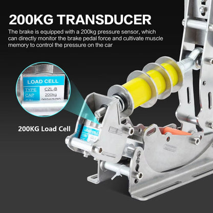 SIMJACK UT Sim Racing Pedals  Hydraulic Load Cell Pedals With Pressure Sensor For Realistic PC Raci 4