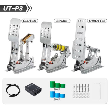 SIMJACK UT Sim Racing Pedals  Hydraulic Load Cell Pedals With Pressure Sensor For Realistic PC Raci 7