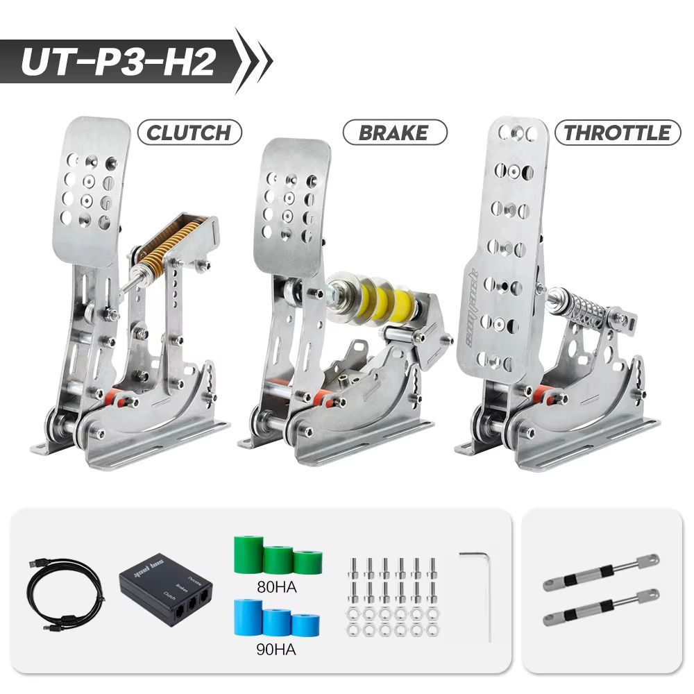 SIMJACK UT Sim Racing Pedals  Hydraulic Load Cell Pedals With Pressure Sensor For Realistic PC Raci 9
