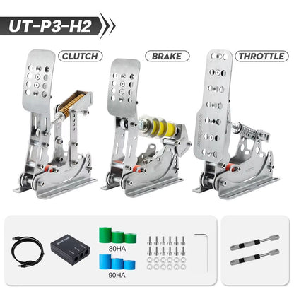 SIMJACK UT Sim Racing Pedals  Hydraulic Load Cell Pedals With Pressure Sensor For Realistic PC Raci 9