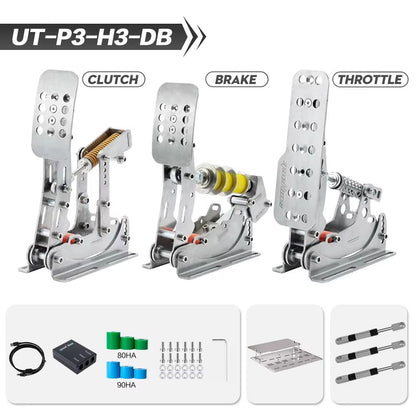 SIMJACK UT Sim Racing Pedals  Hydraulic Load Cell Pedals With Pressure Sensor For Realistic PC Raci 13