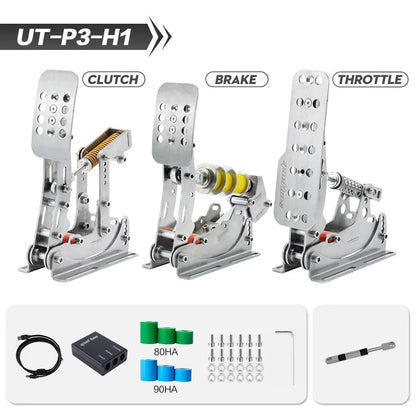 SIMJACK UT Sim Racing Pedals  Hydraulic Load Cell Pedals With Pressure Sensor For Realistic PC Raci 8