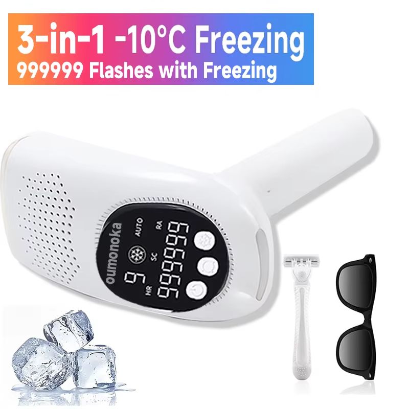 Permanent IPL Laser Hair Removal Device  Painless AtHome Hair Remover For Women  Men Bikini Face An 10