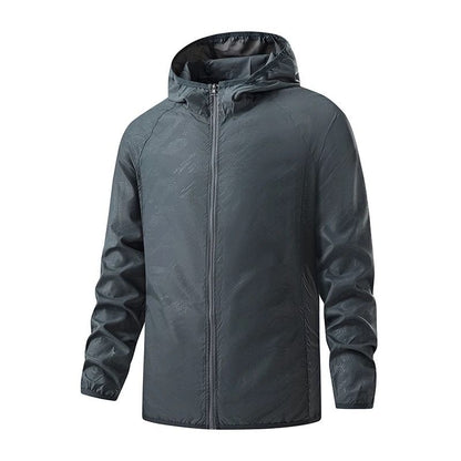 Waterproof Hiking Jacket Unisex Lightweight Sun Protection Windbreaker Rain Coat 9