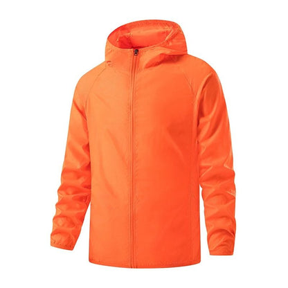 Waterproof Hiking Jacket Unisex Lightweight Sun Protection Windbreaker Rain Coat 10