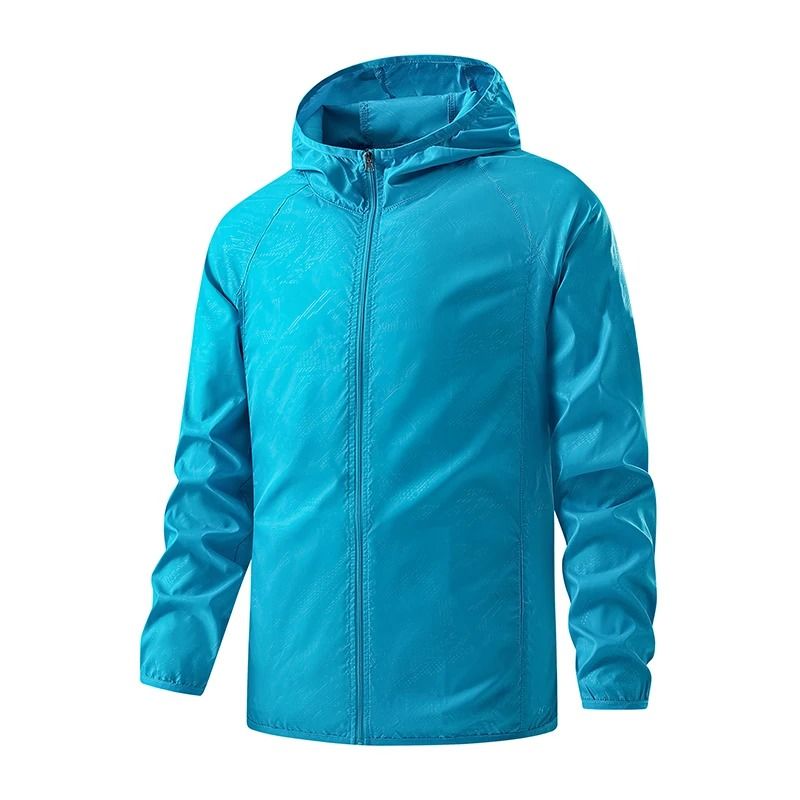 Waterproof Hiking Jacket Unisex Lightweight Sun Protection Windbreaker Rain Coat 14