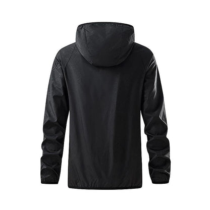 Waterproof Hiking Jacket Unisex Lightweight Sun Protection Windbreaker Rain Coat 6