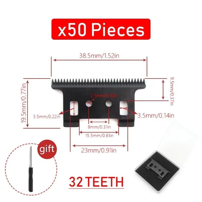 Original Replacement Blade For Kemei KM2299  Professional Hair Clipper Trimmer Cutting Head 12