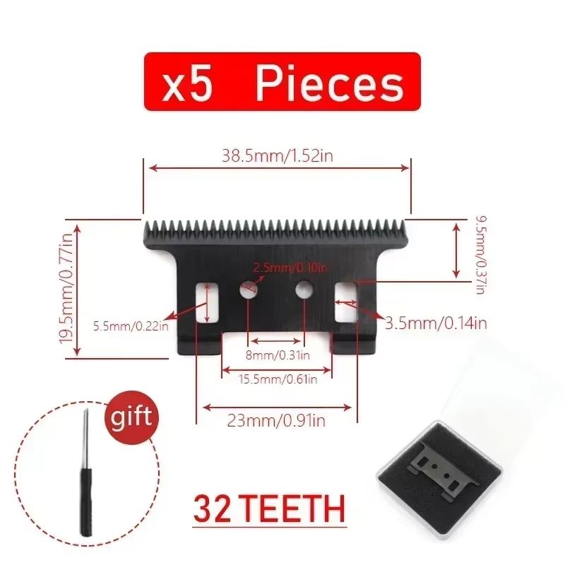 Original Replacement Blade For Kemei KM2299  Professional Hair Clipper Trimmer Cutting Head 6