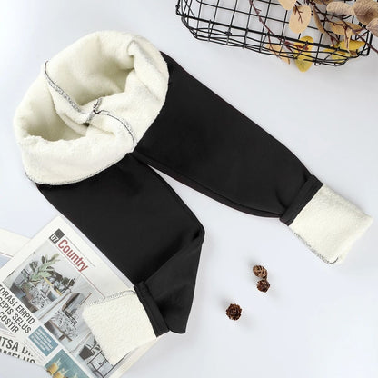 Women Velvet Winter Leggings Thick High Waist Warm Pants 8