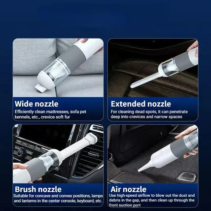 3 In 1 Wireless Car Vacuum Cleaner Portable Handheld Mini Dust Catcher 4