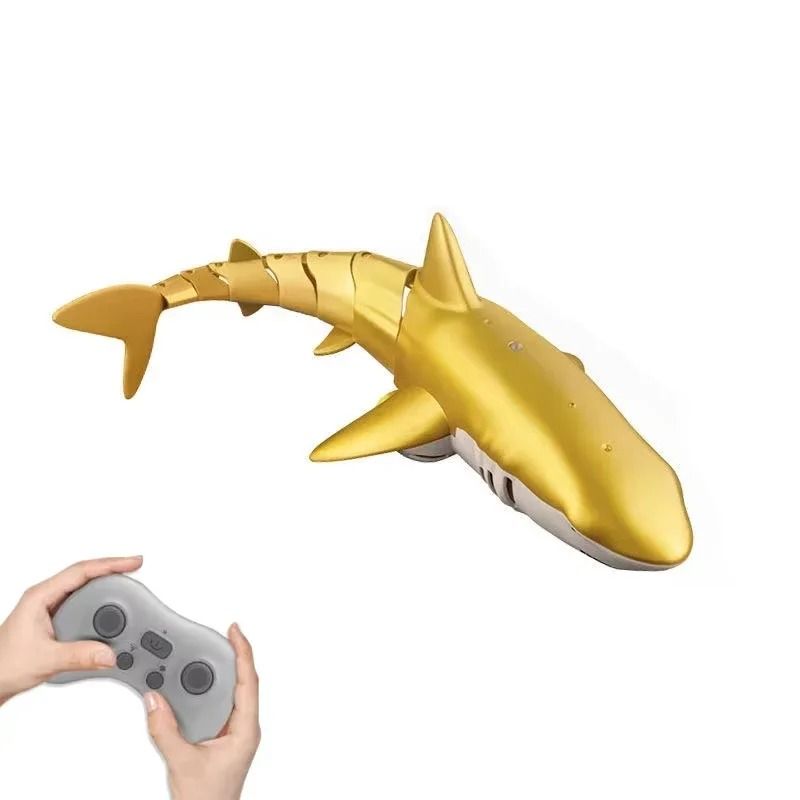 Remote Control Shark Whale Spray Water Toy For Kids 8
