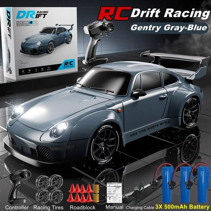 4WD RC Drift Car High Speed Remote Control Racing Vehicle With LED Lights 10