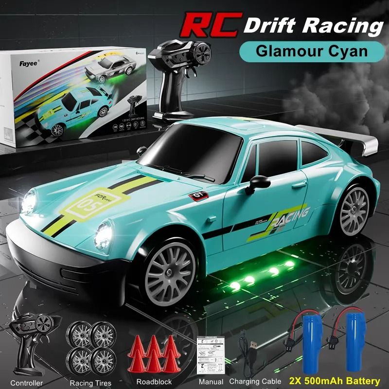 4WD RC Drift Car High Speed Remote Control Racing Vehicle With LED Lights 14