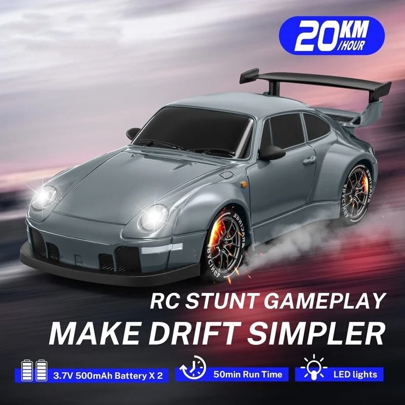 4WD RC Drift Car High Speed Remote Control Racing Vehicle With LED Lights 3