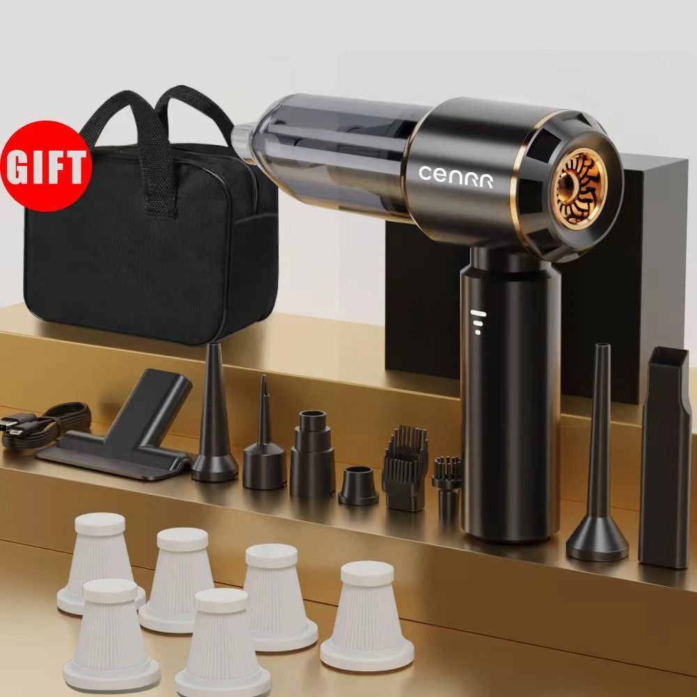 Car Vacuum Cleaner Cordless Strong Suction Portable Handheld Cleaning Machine 10
