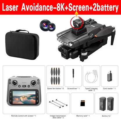 Xiaomi V198 GPS MAX Drone  8K HD Camera 5G WiFi Brushless Motors  Laser Obstacle Avoidance Folding  13