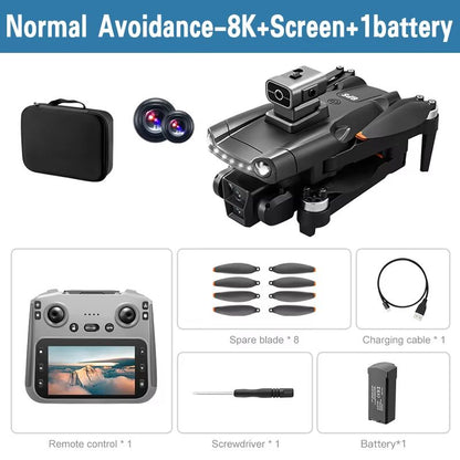 Xiaomi V198 GPS MAX Drone  8K HD Camera 5G WiFi Brushless Motors  Laser Obstacle Avoidance Folding  8