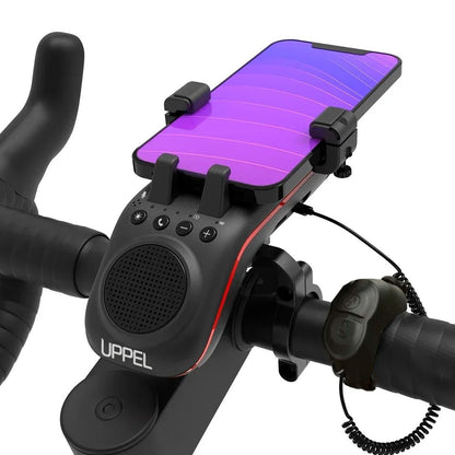 10 In 1 Bike Light With Phone Holder Bluetooth Speaker Rechargeable Battery And Cycling Bell 1