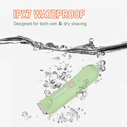 MAXGROOM Body Hair Trimmer For Men  Waterproof Electric Ball Trimmer With Replaceable Ceramic Blade 5