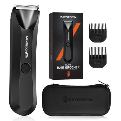 MAXGROOM Body Hair Trimmer For Men  Waterproof Electric Ball Trimmer With Replaceable Ceramic Blade 6