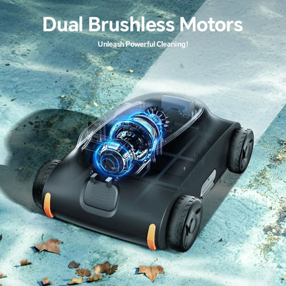 Seauto SAT 10 Robotic Pool Cleaner Cordless Vacuum With 180 Minute Runtime For Pools Up To 2000 Sq  1