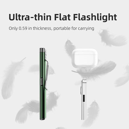 Mini LED Keychain Flashlight 450 Lumens Portable Rechargeable Pocket Torch With Magnet 4