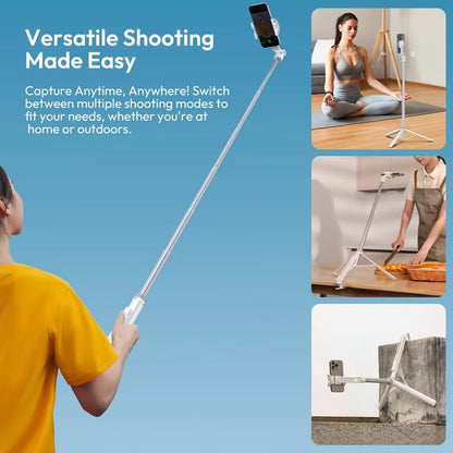 Ulanzi TT88 Overhead Selfie Stick Tripod  144M Extendable Phone Stand With MagSafe Clamp  Remote Fo 1