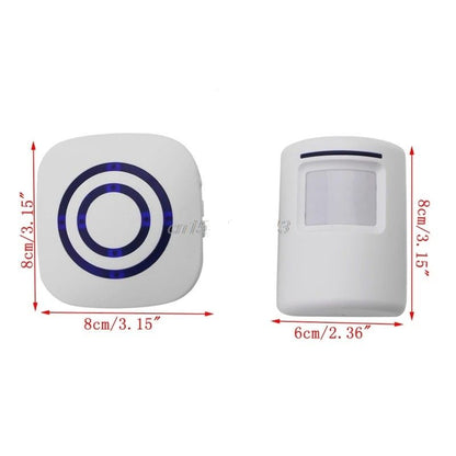 Wireless Motion Sensor Door Chime Alert Alarm Detector Welcome Bell 2