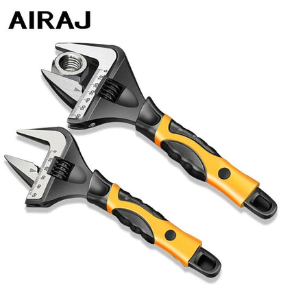 Adjustable Wrench Stainless Steel Universal Spanner for Plumbing and Household Repair