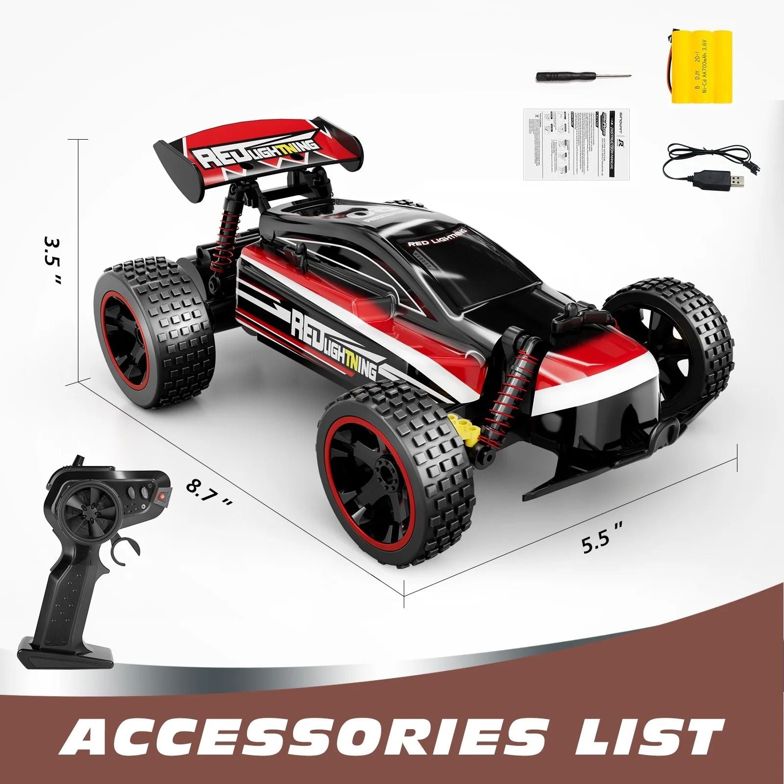 High Speed 1 18 RC Car 20kmh Remote Control Drift Car With Rechargeable Battery 10