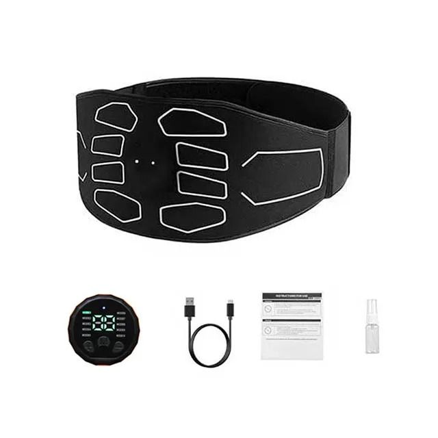 Abdominal Massager Waist Belt 120cm Fitness Muscle Training Toner 5