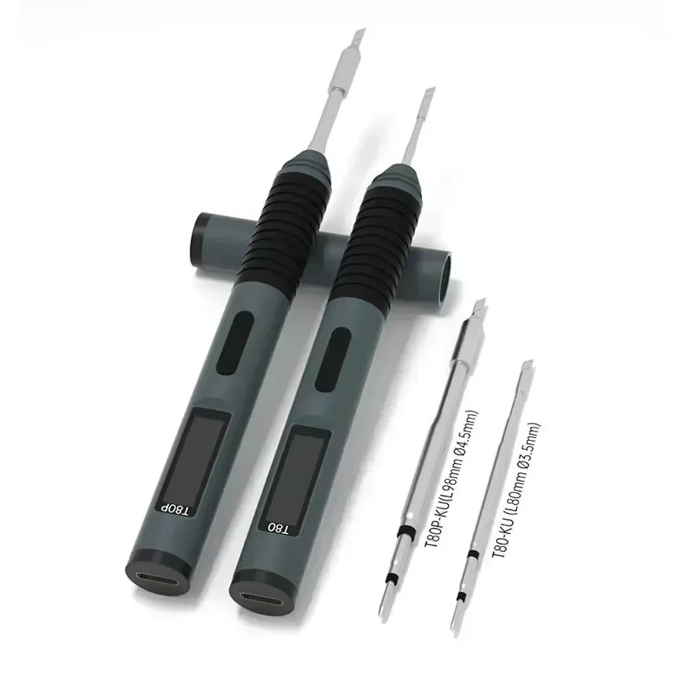 ALIENTEK T80 Smart Soldering Iron  65W PD QC Adjustable Temperature Portable Electric Welding Tool 2