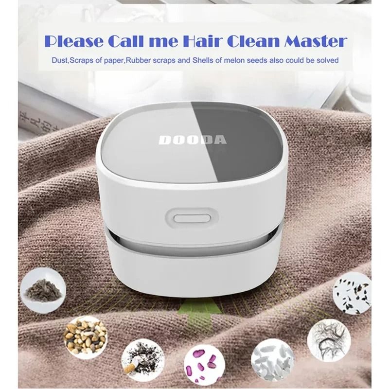 Handheld Desktop Vacuum Cleaner Mini Portable Table Sweeper For Dust And Keyboard Cleaning 2