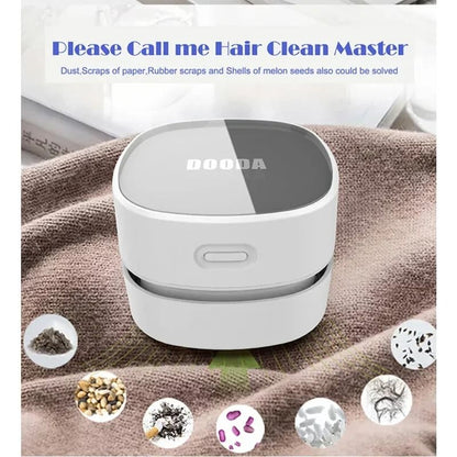 Handheld Desktop Vacuum Cleaner Mini Portable Table Sweeper For Dust And Keyboard Cleaning 2